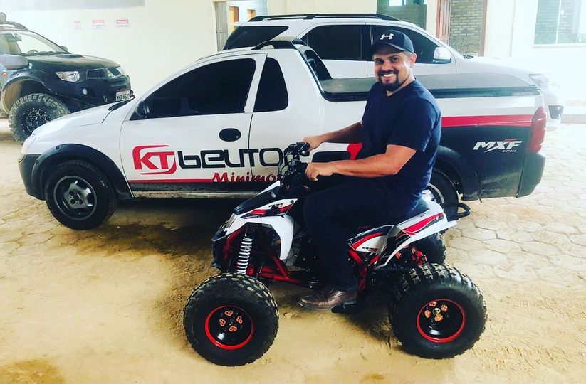 E pra Finalizar o dia vamos de Quadriciclo 125cc. Presentão do filho. Valeu meu querido.